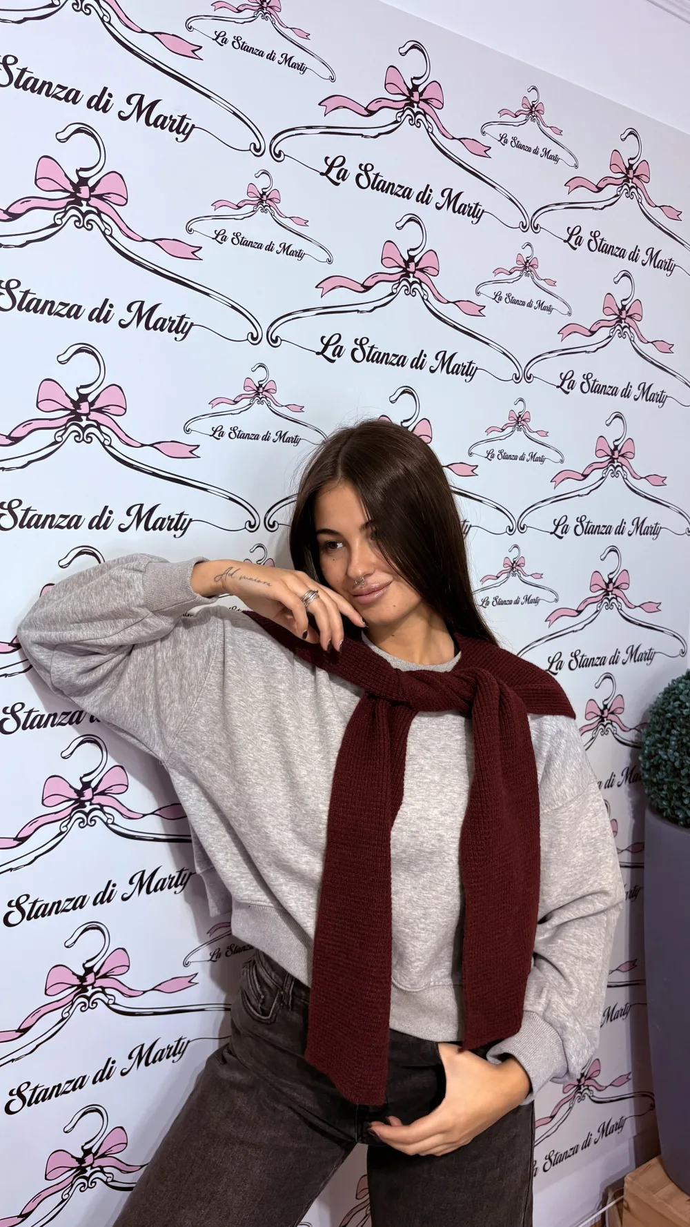 Felpa “Nebbia Crop"