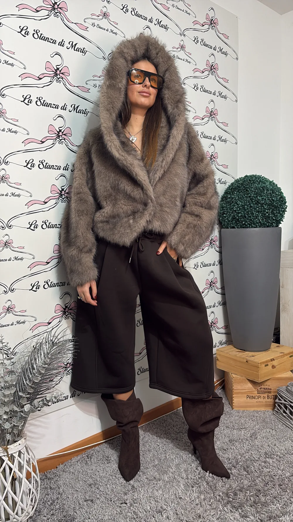 Bermuda Cotone felpato